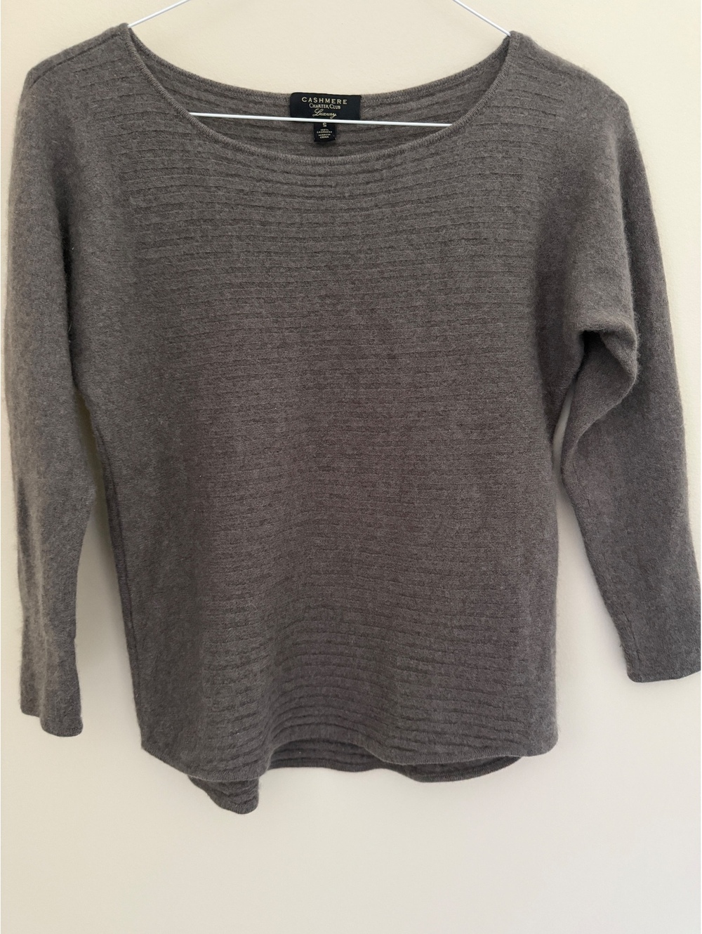 S 100% cashmere Charter Club Luxury